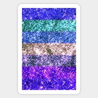 Glitter effect stripes Sticker